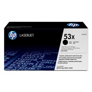 HP # 53X LASERJET Q7553X BLACK PRINT CARTRIDGE.