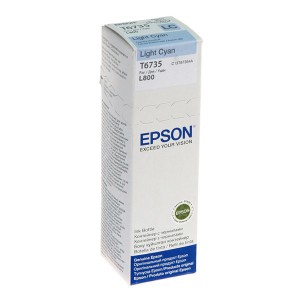 Epson - INK - LIGHT-CYAN INK Bottle (70ML) L800