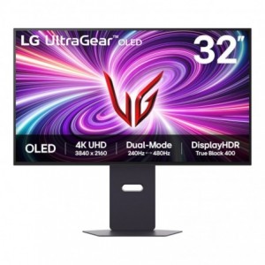 LG UltraGear 32" 4K UHD OLED Gaming 240Hz 0-03ms incl Speakers