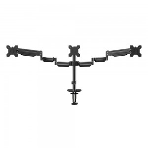 Triple Monitor Desk Stand - Designed to Hold Three 17”-24” Monitors