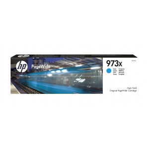 HP # 973X High Yield Cyan Original PageWide Cartridge