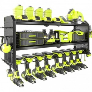 Eight Drill Holder Power Tool Organizer
