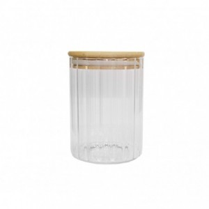 Pantry Gem Jar with Bamboo Lid - 90 x 200mm