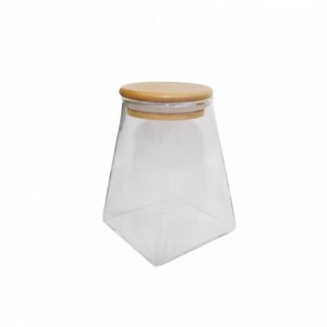 Pantry Prism Jar with Bamboo Lid - 750ml