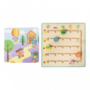 Nuovo Where The Animals Go - Wooden Toy