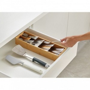 Fine Living Bamboo Space Saver Cutlery Organizer