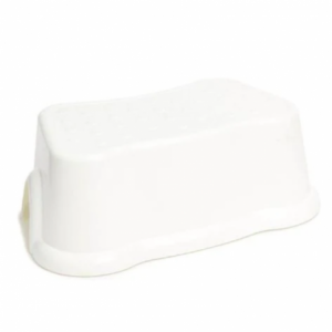 Bathroom Foot Stool - White