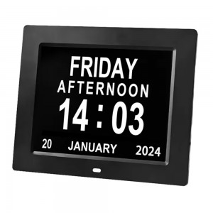 Smart Dementia LED Clock - Available in Various Colours