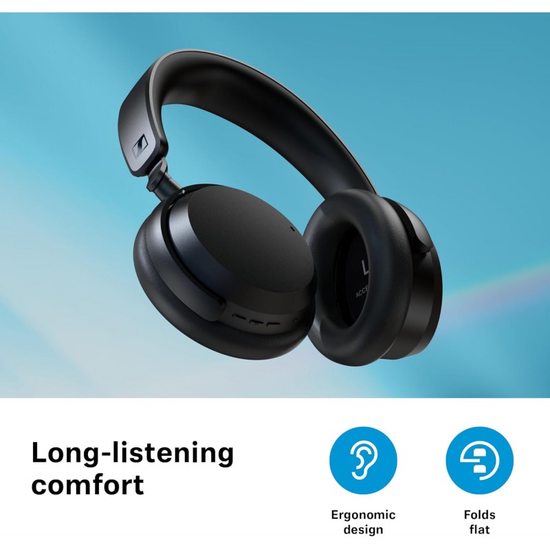 Sennheiser Accentum Plus AE BT Wireless Headphones – Black - GeeWiz