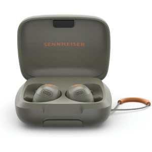 Sennheiser Momentum Sport – True Wireless Earbuds with Heart Rate &amp; Temp Sensors- Olive Green