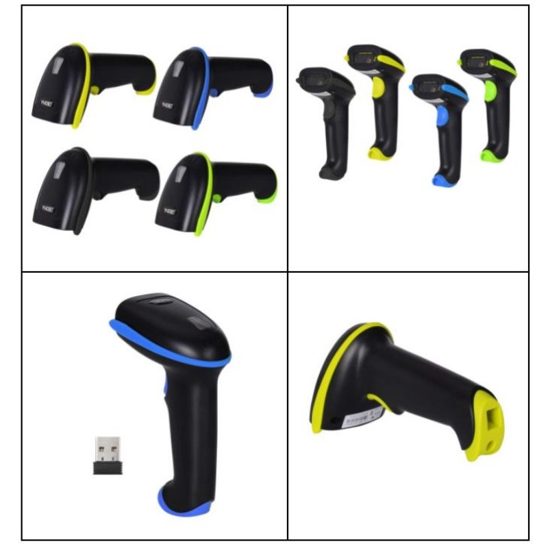 Handheld Wireless Barcode Scanner Reader with USB Receiver - Storage of ...