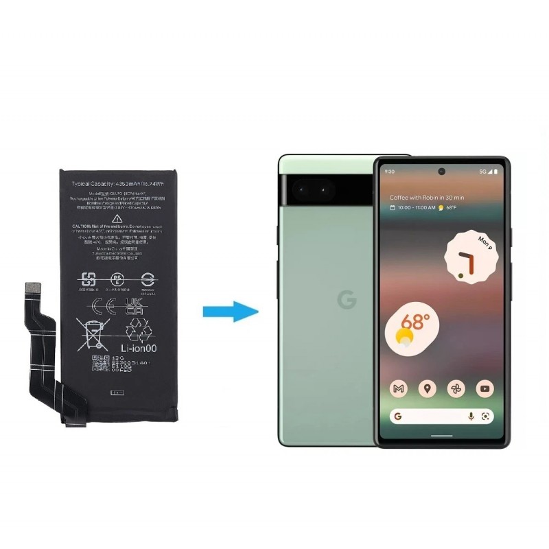 Google Pixel 6a Sage 本体　バッテリー新品。 Google Pixel 6a Sage 本体 バッテリー新品。 Amazon | iPower for