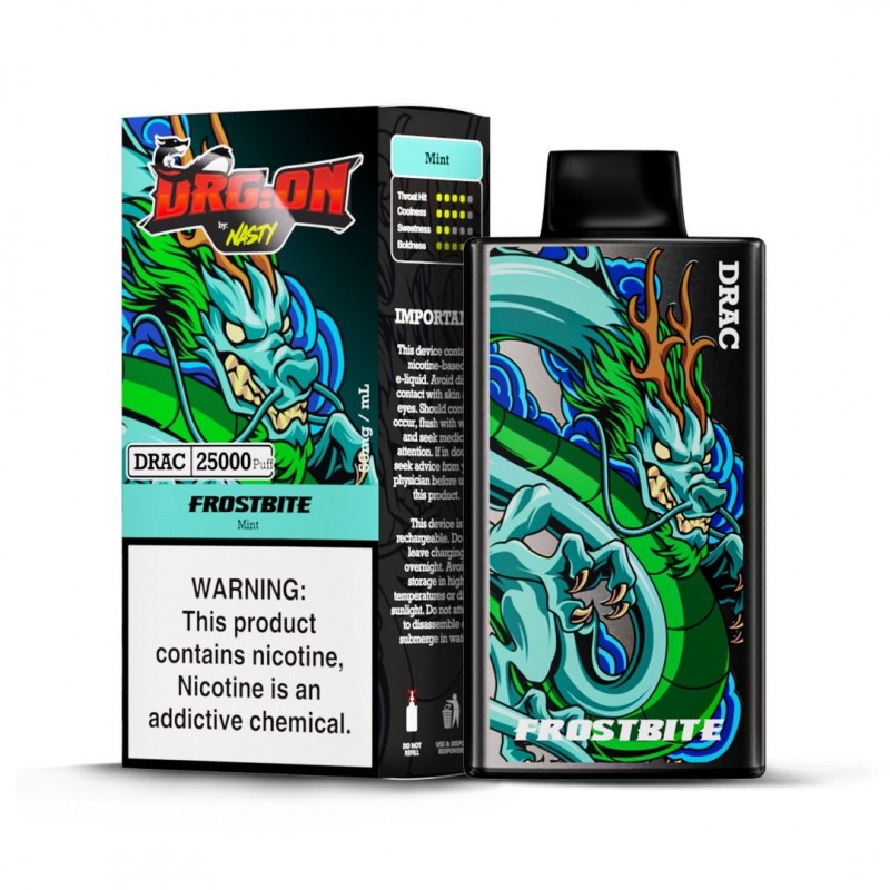 NASTY Bar DRG:ON 25k Disposable Vape - 5% - Mint