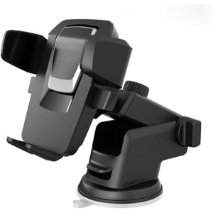 Universal Cellphone Windscreen Mount with 360° Swivel - Auto Lock Function - Adjustable Angle