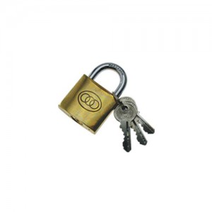 Padlock - TriCircle 32mm Brass  