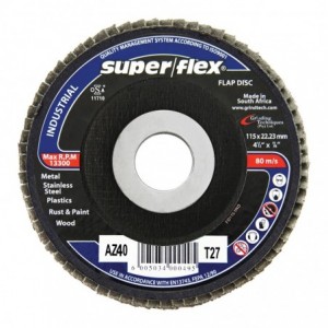 Superflex Flap Disc Industrial 115mm 40g
