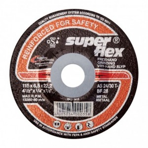 Superflex Grinding Disc Dome Steel 115x6mm