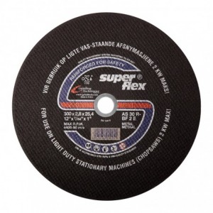 Superflex Cutting Disc Flat Steel 300x2.8mm