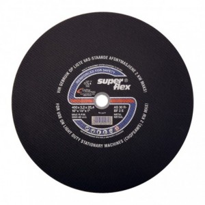 Superflex Cutting Disc Flat Steel 400x3.2mm