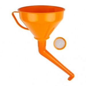 U-Part Funnel Plastic Offset + Gauze 160mm