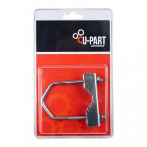 Electro Galvanised Exhaust Clamp 48mm