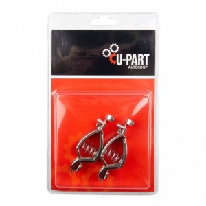 U-Part Battery Crocodile Clip 50amp X2