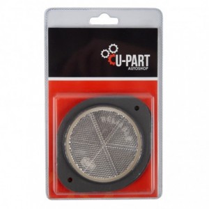 U-Part Reflector Round White - 76mm - 2pk