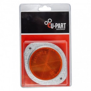 U-Part Reflector Round Yellow - 76mm - 2pk