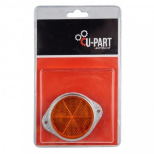 U-Part Reflector Flange - Yellow - 60mm - 2pk