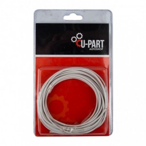 U-Part 5m White Electric Wire 1.6mm