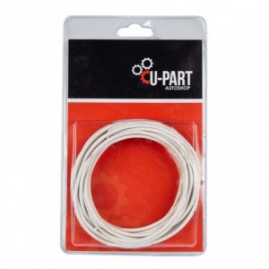 U-Part 5m White Electric Wire - 2.5mm