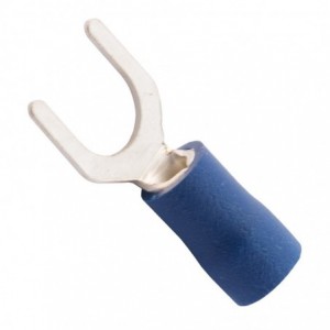 Terminal Fork Blue 1.5-2.5mm 5mm LF25005