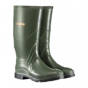 Wayne Mens Gumboots - Olive/Black - Size 8