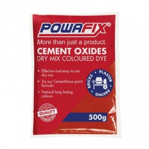 Powafix Cement Oxide Powder – Red - 500g