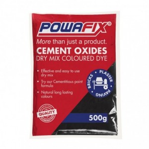 Powafix Cement Oxide Powder – Black - 500g