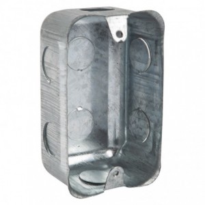 Wall Box 4X2 Galvanisedsteel