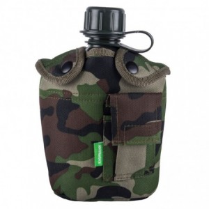 Kaufmann Water Bottle + Camo Cover - 1L