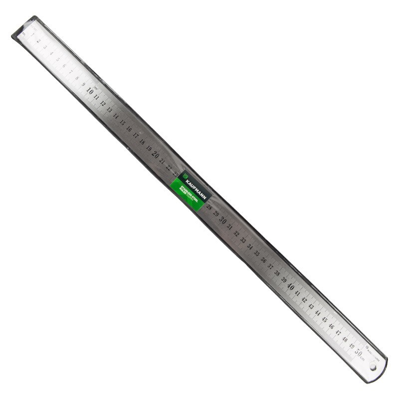 Kaufmann Steel Ruler 500mm - GeeWiz