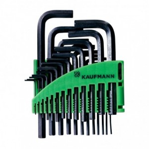 Kaufmann Allen Key Set 25 Pcs 3/8-10mm