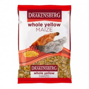Drakensberg Red Bag Whole Yellow Maize - 2kg