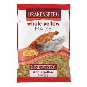 Drakensberg Red Bag Whole Yellow Maize - 10kg