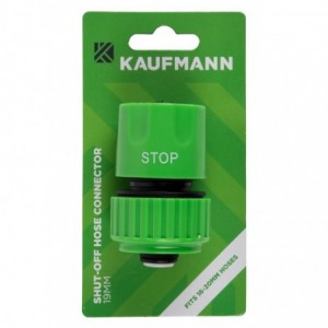 Kaufmann 20mm Connector Hose Shut Off
