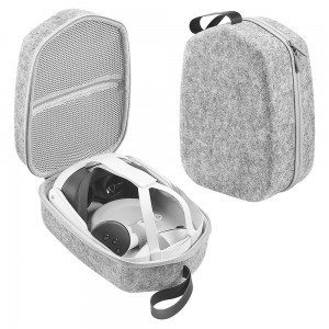 Compact Hard Carrying Case for Meta Quest 2/3/3S – Travel-Friendly Design with Multiple Compartments