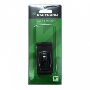 Kaufmann Hasp &amp; Staple Japan 89mm Black