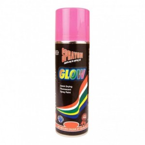 Sprayon Glow Fluorescent Spray Paint - Pink - 300ml