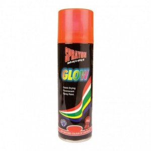 Sprayon Glow Fluorescent Spray Paint - Orange - 300ml