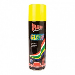 Sprayon Glow Fluorescent Spray Paint - Yellow - 300ml