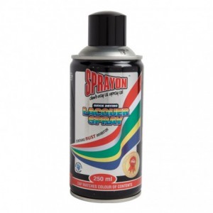 Sprayon Std Spray Paint - Gloss Black - 250ml