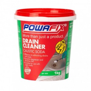 Powafix Drain Cleaner Caustic Soda - 1kg