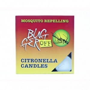 Bugger Off Citronella T-Lite Candles 9 Pack